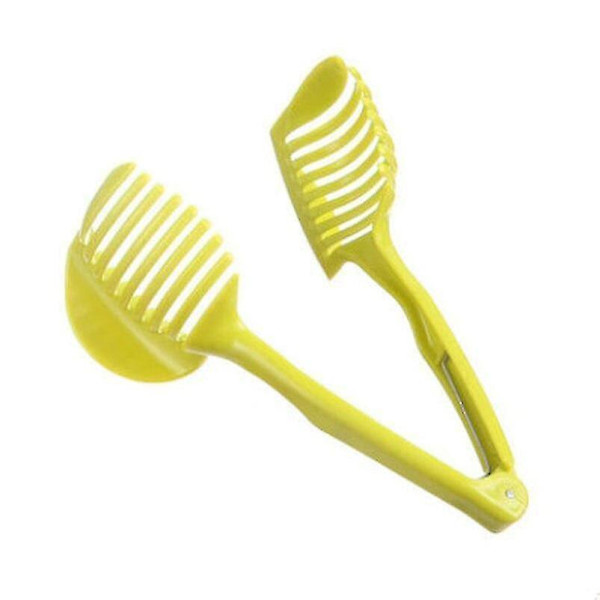 1 st grön manuell plastskärare tomatskärare fruktskär toma