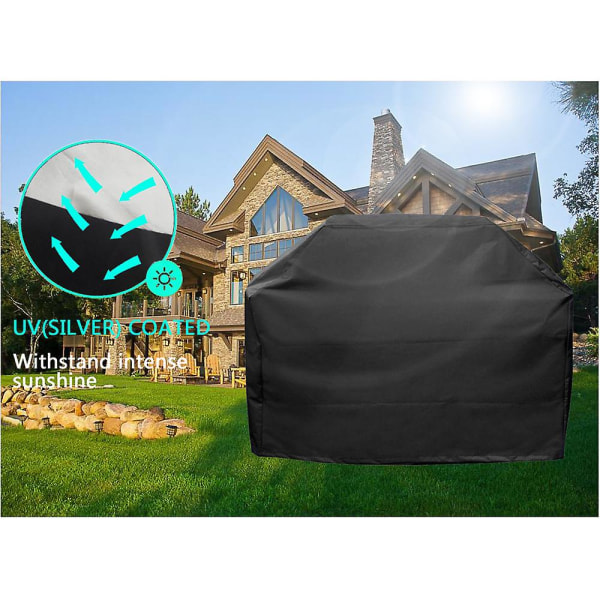 60\" Heavy Duty Vandtæt Grill Cover Bbq Cover UV-resistent Material（S）