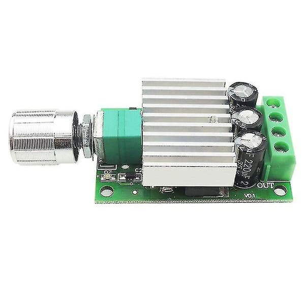12v/24v 10a Pwm Dc Motor Speed Controller - Justerbar Hastighedsregulator Dimmer