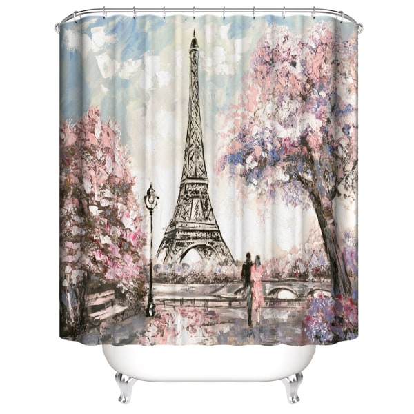 3D-printet bruseforhæng - 150*180cm - Eiffeltårnet