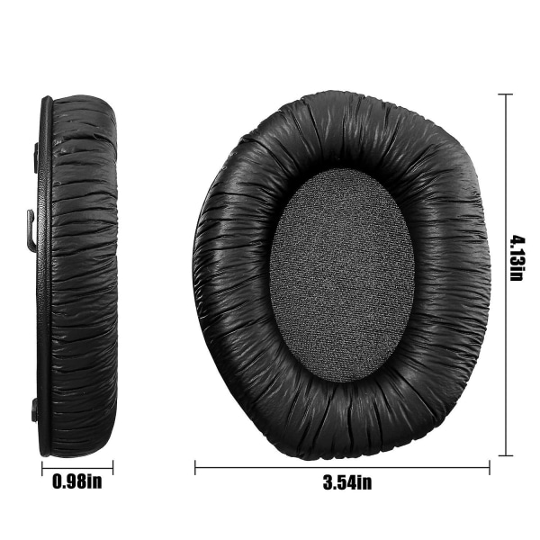 Ersättningsöronkuddar kompatibla med Sennheiser Rs165, Rs175, Rs185, Rs195, Hdr165, Hdr175, Hdr185, Hdr195-hörlurar