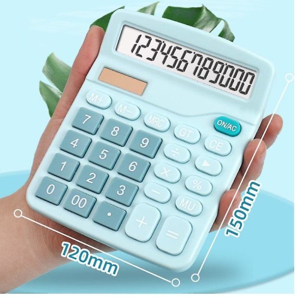 12 Digit Solar Calculator Big Buttons Financial Business Accounti