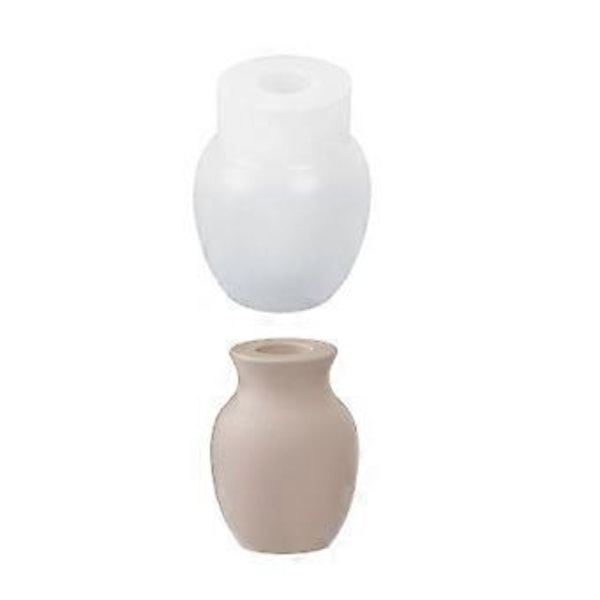 Liten Ljusstake Form DIY Hydroponisk Växt Blomkruka Silikonform Betong Gipsformar Epoxihartsform Dekorationer Style 2