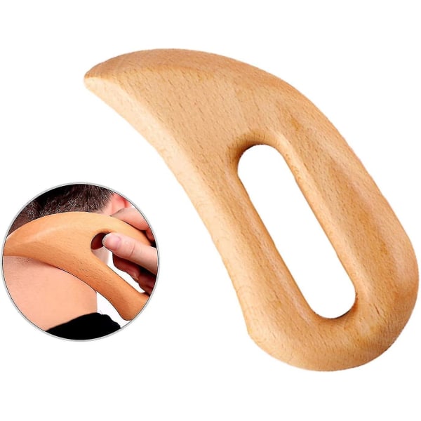 Wooden Lymphatic Drainage Massage Tool Wooden Gua Sha Toolshandheld Gua Sha Scraping Paddle