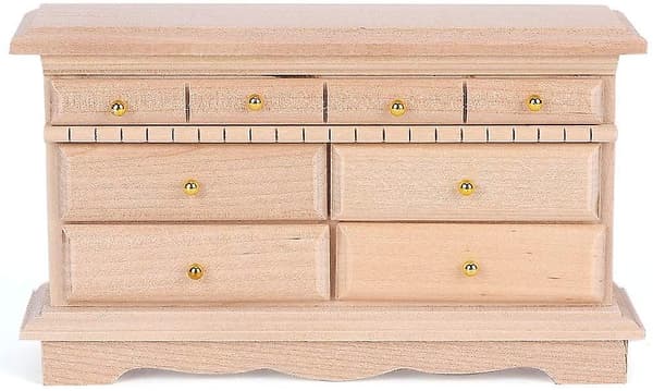 1:12 Miniatyrdockhusmöbler, simulerad skåplåda Miniatyrmodell