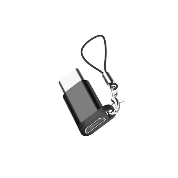 Nøkkelring Android Mobiltelefon Adapter til Type-C USB til Mikro Data