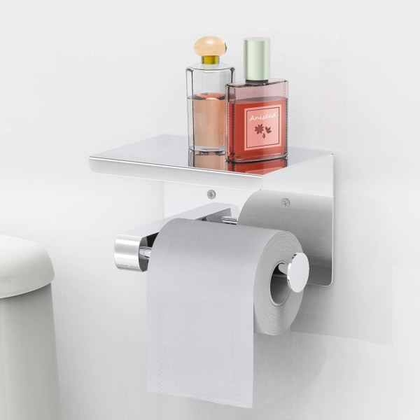 Toiletpapirholder, rullepapirholder uden boring af toilet