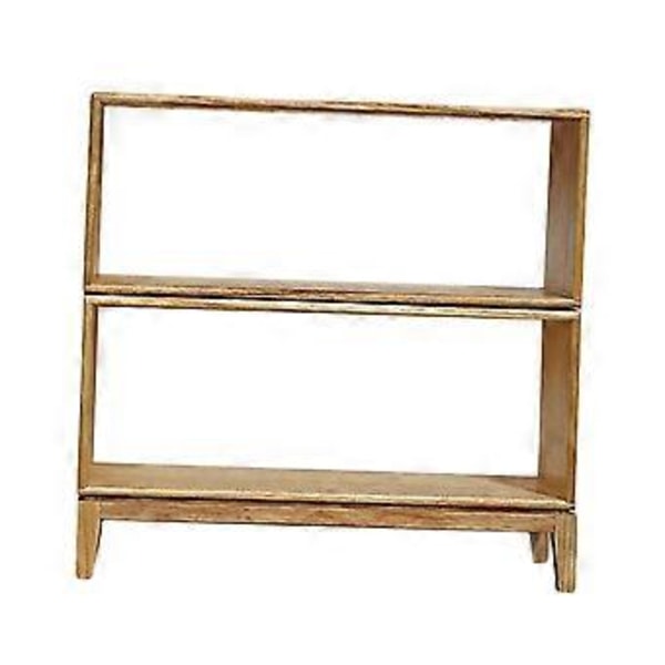 Nukkekodin Pienoiskalusteet Nukkekodin Kaappi Puinen Kaksikerroksinen DIY A(S Tyyli D)