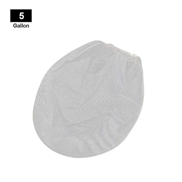 4 stk. malingssilpose med finmasket filterpose, elastisk åbning, silpose, malingfilterlomme til maling, havearbejde (5 gallon)
