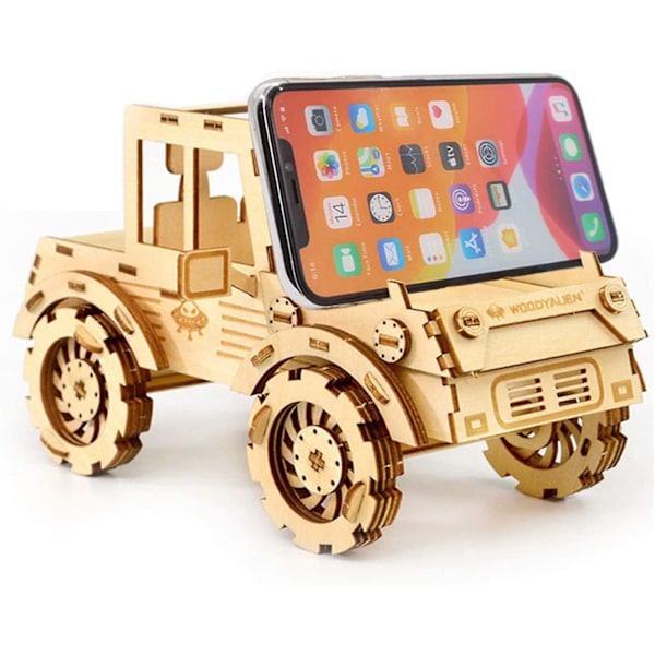 3D-träpussel för vuxna Bilmodellpussel Lasercut Montera pussel Leksaker Modellset Pedagogiska leksaker Present