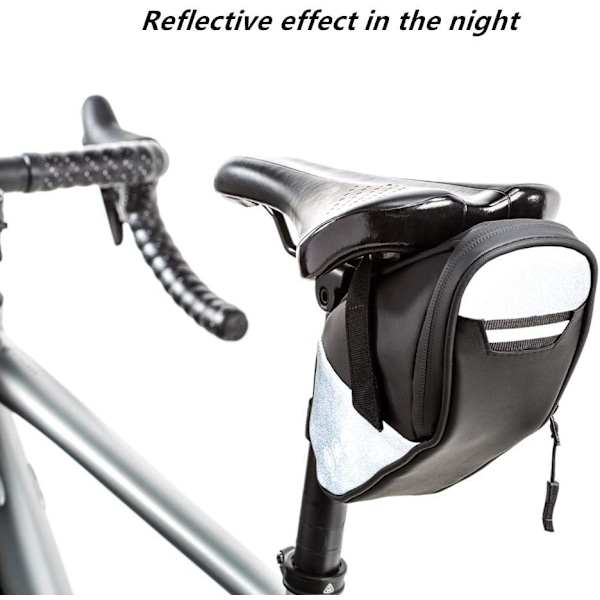 Sadeltaske, Vandtæt Reflekterende Sadeltaske til Cykel, Mountain B