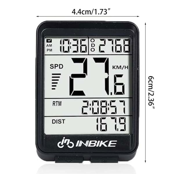 Vanntett sykkelcomputer trådløs Mtb sykkelcomputer speedometer
