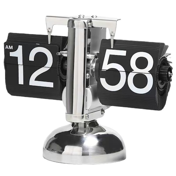 Enkel retro europeisk stil automatisk sidevending klokke liten-sc