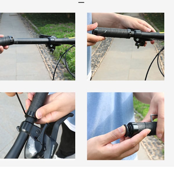 Sort cykelstyr i sort