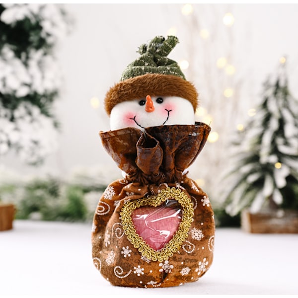 2 julsnöre presentpåsar jultomten jultomten snögubbe älg gör