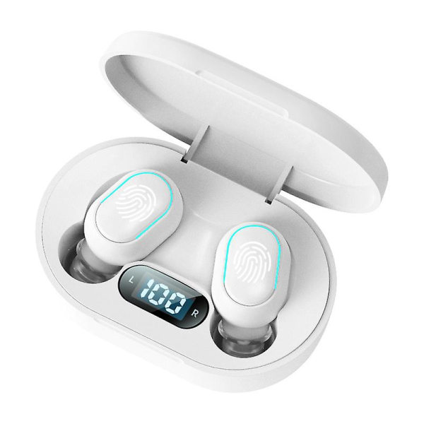 M1 Bluetooth 5.2 In-ear trådlöst headset Low Game Latency Vattentätt（Vit）