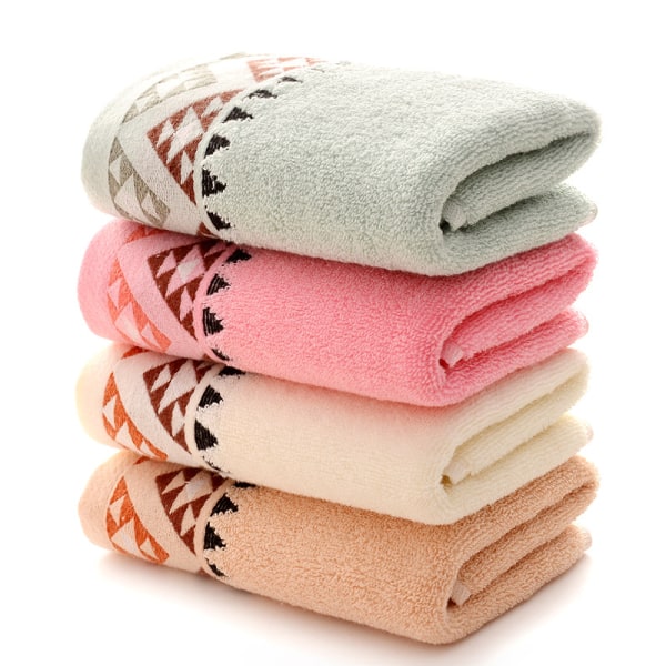 Brusehåndklæder håndklædesæt håndklæder bomuldsbadehåndklæder 4 stk 34 x 74 cm