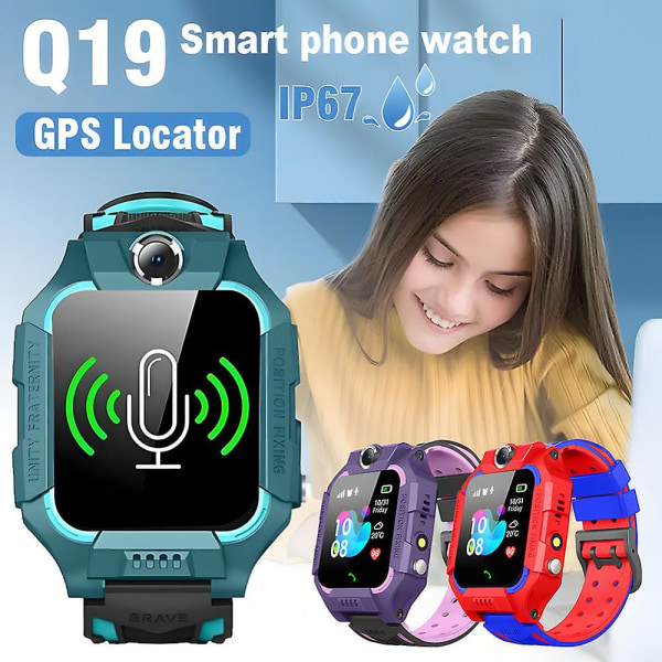 Ryra Smart Watch Barn Gps Wifi Videosamtal Ip67 Vattentät Barn Smartwatch