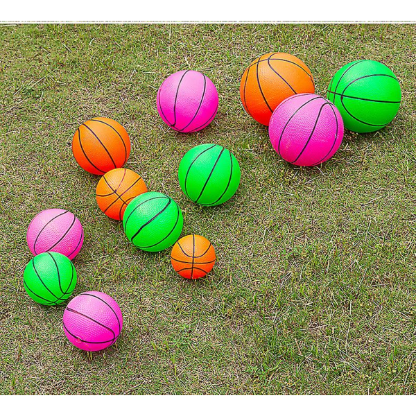 2 st Uppblåsbara Basketbollar Mini Studsande Basketboll Sportboll För Barn