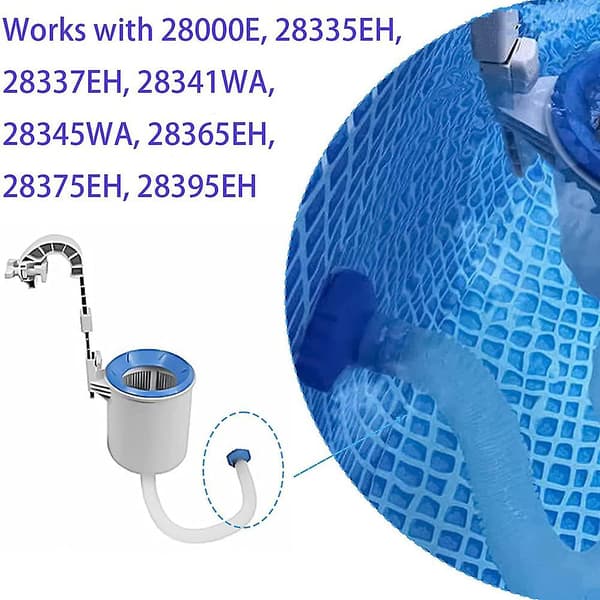 Ersättningspool Adapter För Intex Deluxe Ytskimmer Väggmonteringsadapter Med Slang Ovan Mark Simning