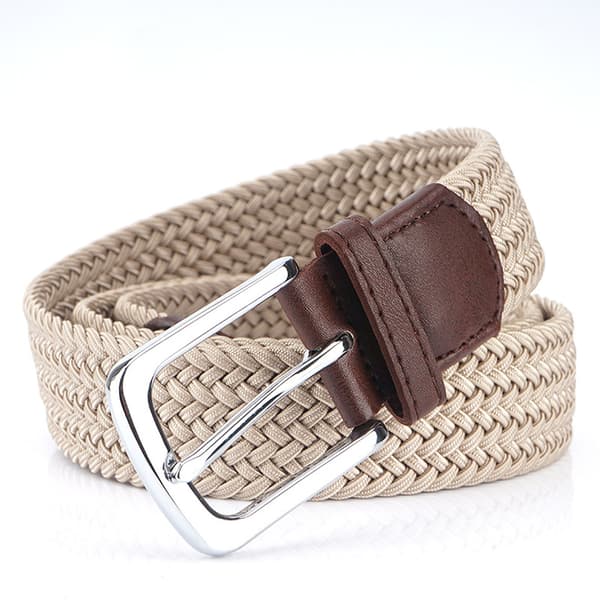 miesten vyö, leveys 3,4 cm (beige)