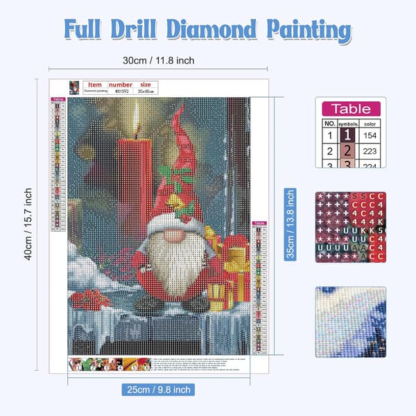 Jule Diamant Maleri Kits til Voksne - 5D Diamant Maleri