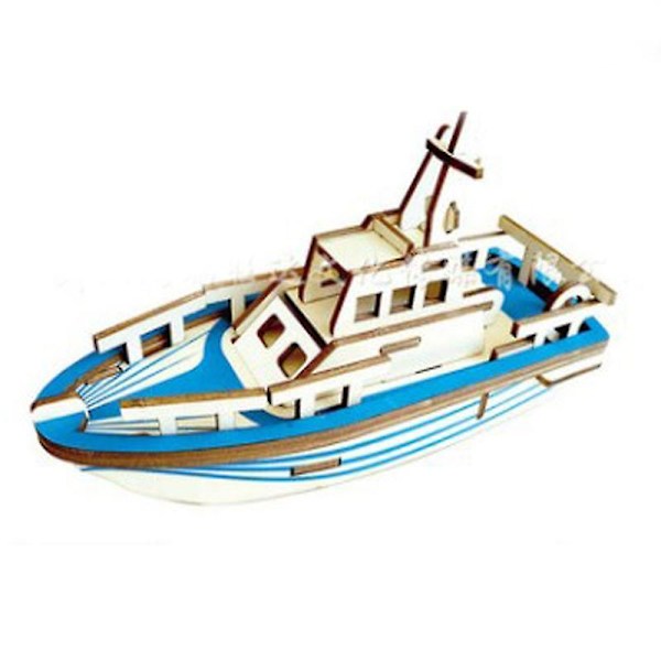 3D-trämodellpussel för barn Träpussel DIY-leksaker Presentset Modell Träkonstruktionssats