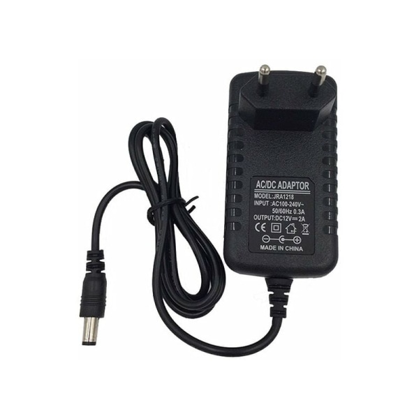 AC-adapter, strömadapter 12V för diskersättning