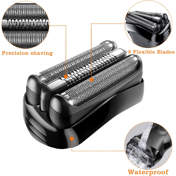 （32B）Reservedeler til barberhoder, reservedeler til 21B barbermaskiner