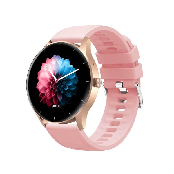 Zl50 1,28"; Touch Screen Bluetooth Call Smartwatch Puls Blodtryksmåler Vandtæt Sport Smart Armbånd（Rose Gold）