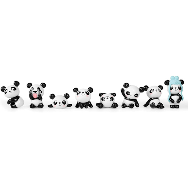 Röda Panda Bilprydnadsidéer - Bilinredning Mini Panda Dockdekor