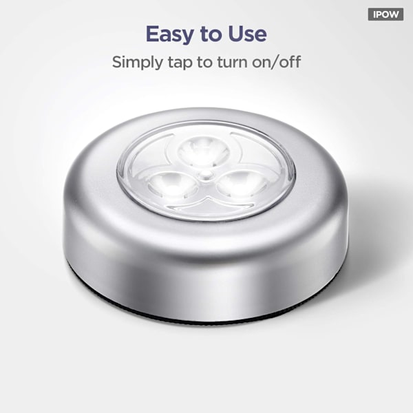 5 set IPOW LED batteridriven sladdlös nattlampa stick för