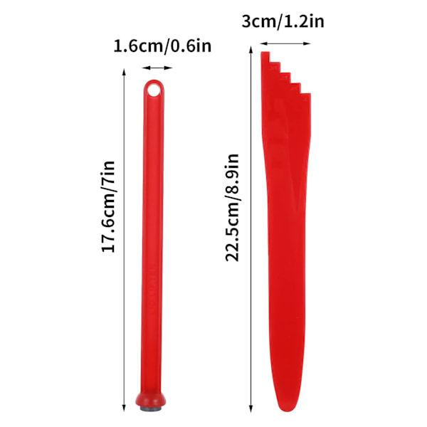 4-delars konserveringskit - 2-delars magnetisk locklyftare konserveringslocklyftare kit, magnetisk burklocklyftare (7 tum) 2-delars konserverings