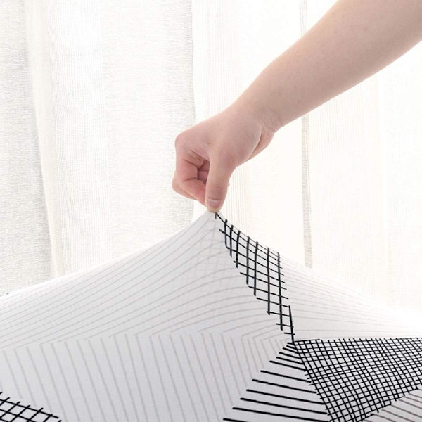 4 stycken matstolsöverdrag elastiska tvättbara avtagbara stretch C