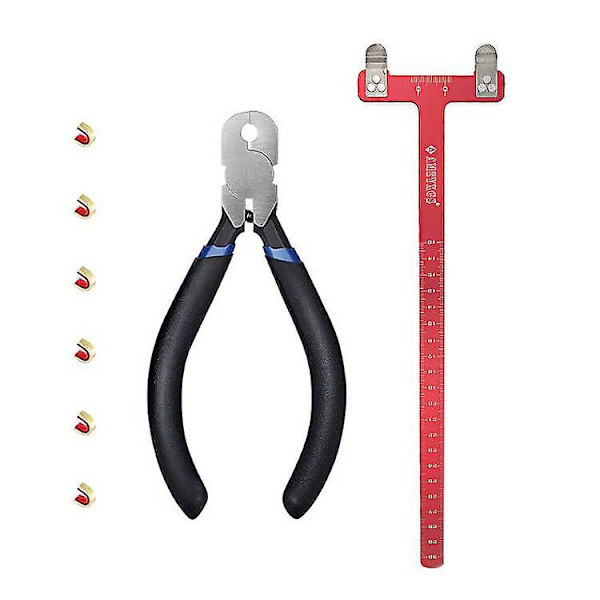 Bågskytte Nockpunkter Tång Och Båge Kvadrat Set Bågskytte Verktyg Tuning Kit Nock Tång Bågssträng Nockpunkter T-Form