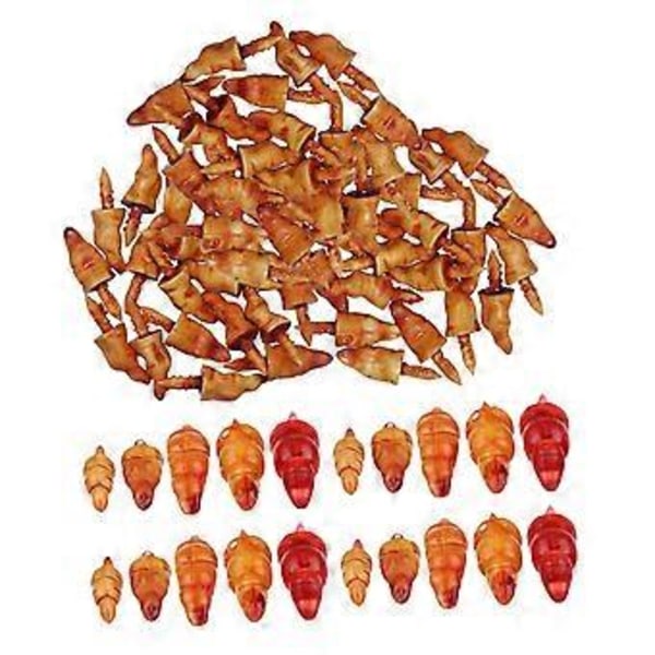 Snemand Næser, Jule Snemand Lav Tilbehør DIY Håndværksartikler Julemandsdukker Assorterede Sikkerhedsnæser Julepynt 150PCS