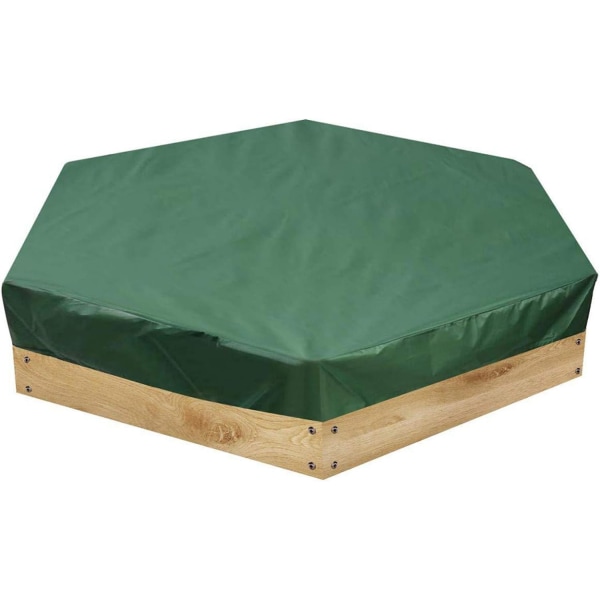 (180x150cm) Sandpit Cover, Sand Pit Cover Waterproof Hexagonal Sa