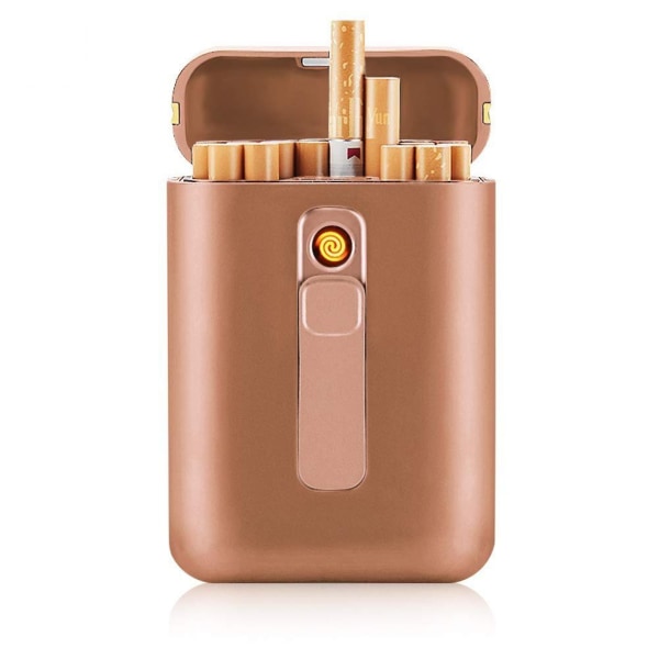 Case cigarettlåda tändare cigarettlåda USB tändare