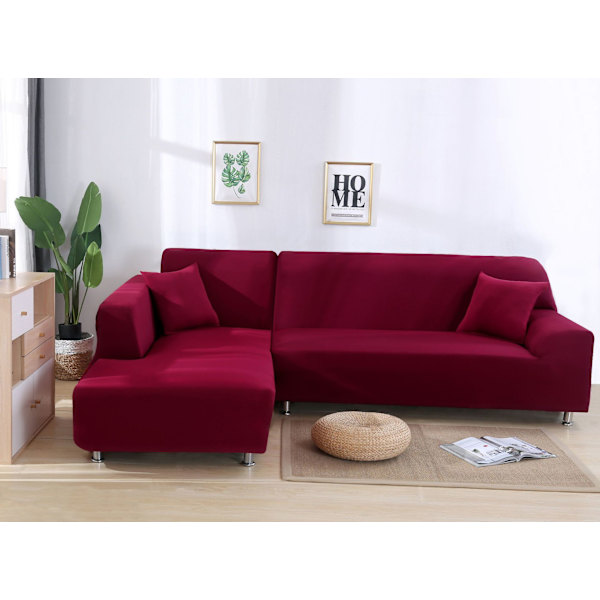Sofaovertræk Elastisk Spandex Stretch Sofaovertræk til L-formet Sofa