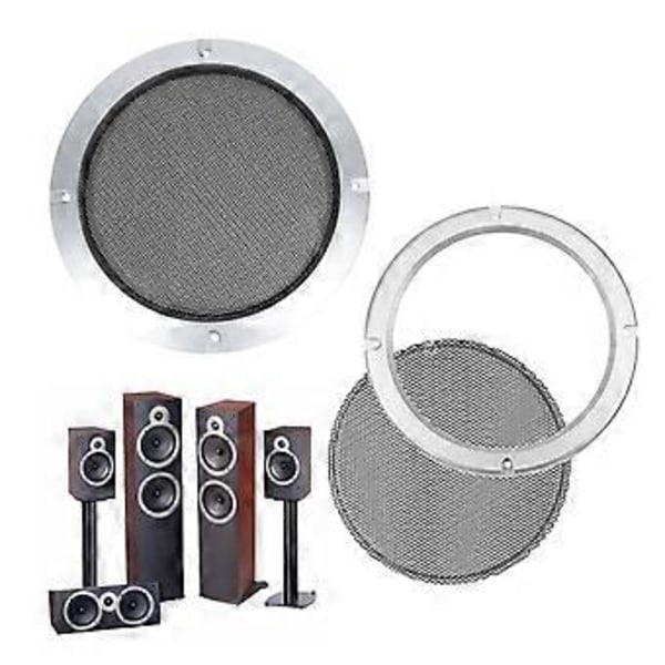 2 kpl Kaiuttimen Verkko Audio Kaiuttimen Suojaritilät Helppo Asentaa Audio-osat 2 inches