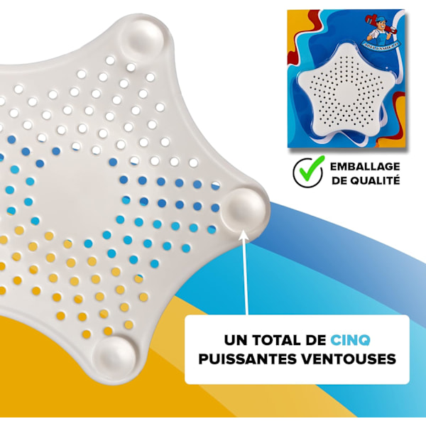 Universal silikone drænfilter - 3+1 gratis hårfjernere - Vis