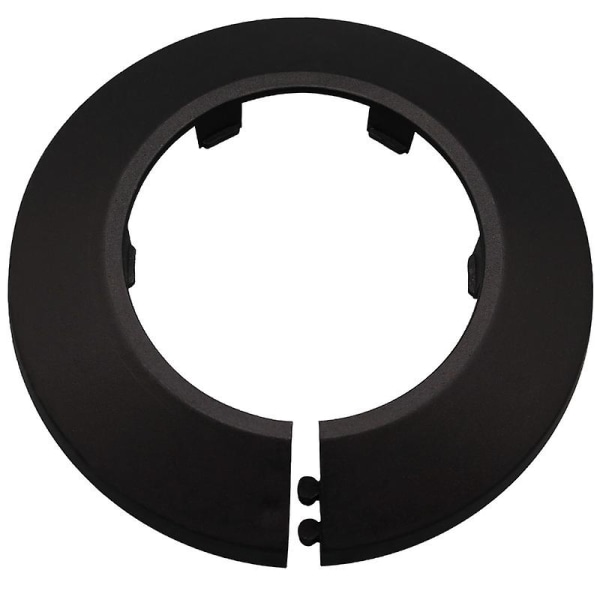 10 st rörlock dekoration 16/43/50mm Pp plast vattenrör escutcheon svart（16mm）