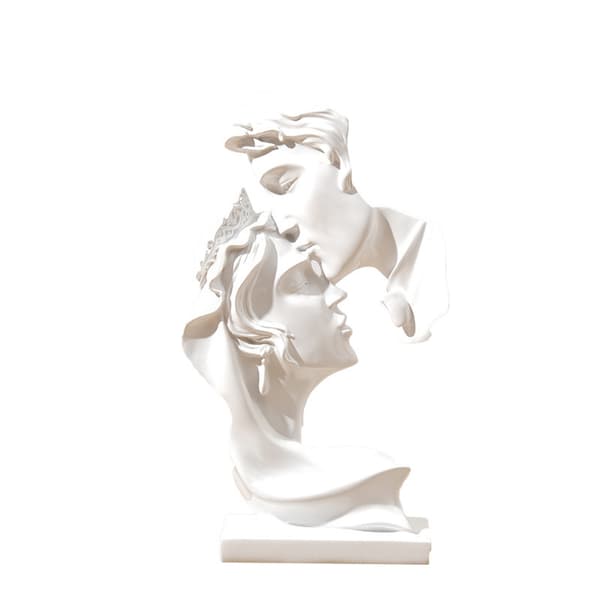 Skulptur skulptur bröllopspar bordsdekoration
