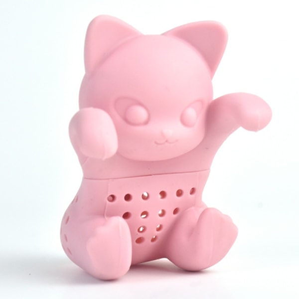 1 ST Pink Cat Silikon Temaskin Creative Cat Te Sil Simpl