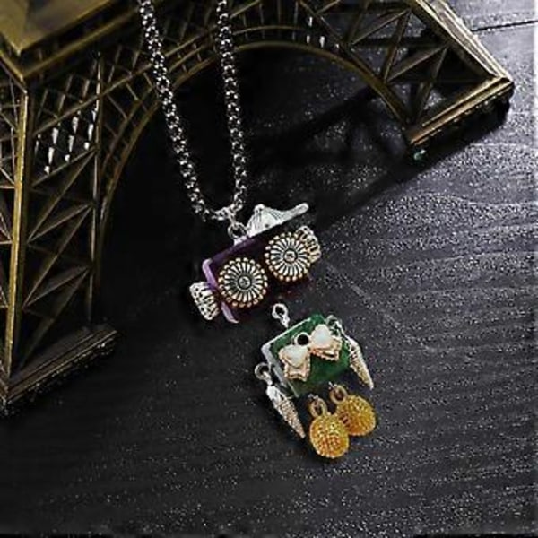 DIY Puinen Palikkarobotti Kaulakoru Tyylikäs Solisluuketju Säädettävä Pituus Chokerit Unisex Punk Solisluuketju Koriste FN10022