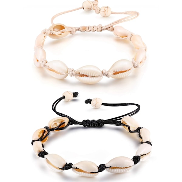 Anklet Natural Shell Anklet Handmade Bohemian 2kpl