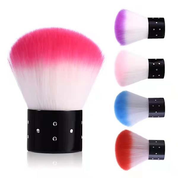 5 st Kort Handtag Mjukt Huvud Buffer Foundation Puder Rouge Borste Sminkverktyg