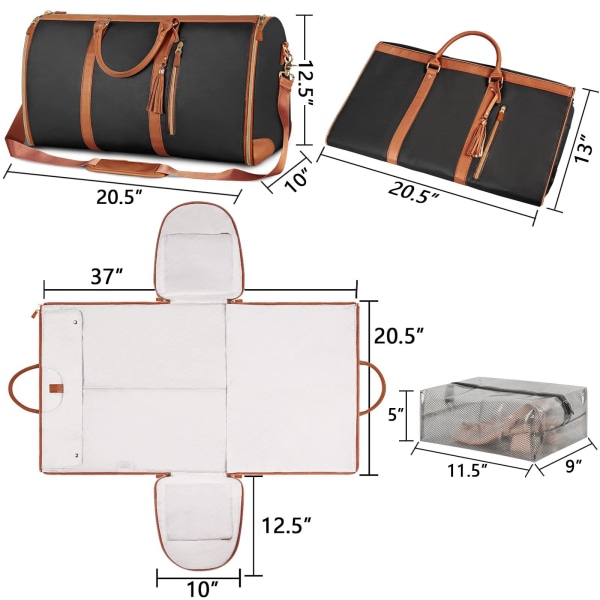 52*25,4*31,75CM, Reiseveske Lett Håndbagasje Holdall Ov