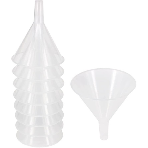 100 st 4 cm Multifunktionella plasttrattar med lång pipmatkvalitet plast