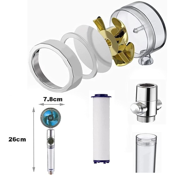 Hand Shower, Shower Head, Anti Limescale Shower Head, Water Savin